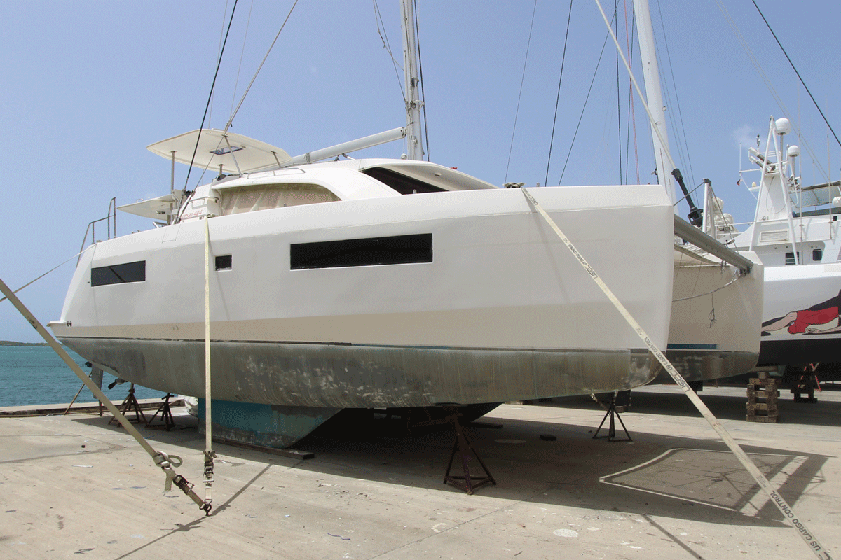 2016 Leopard 40 sailing catamaran - Unfinished Project